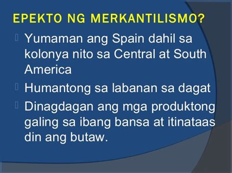 halimbawa ng merkantilismo|merkantilismo .